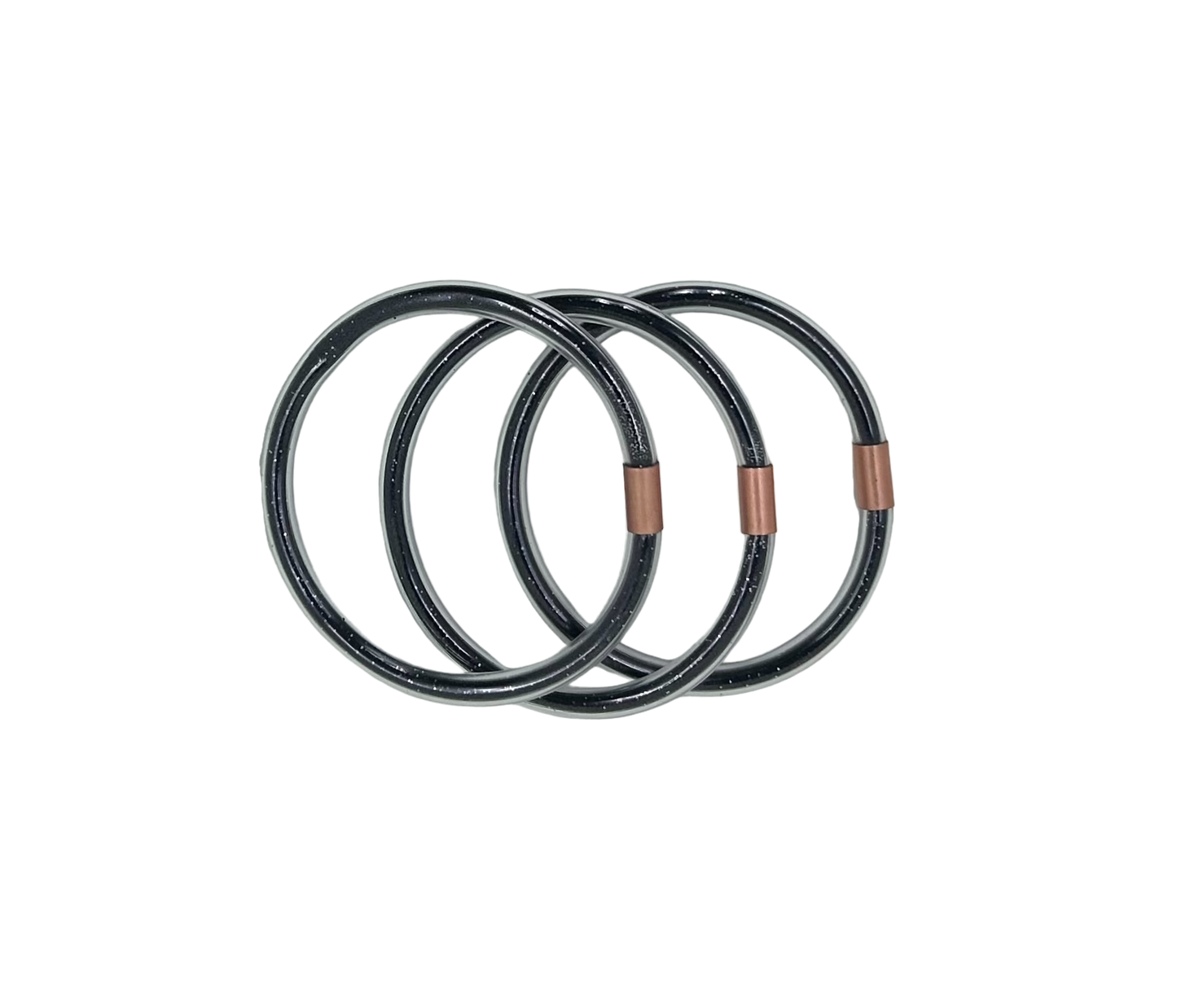 Shimmering Mini Inclusion Bangle Black