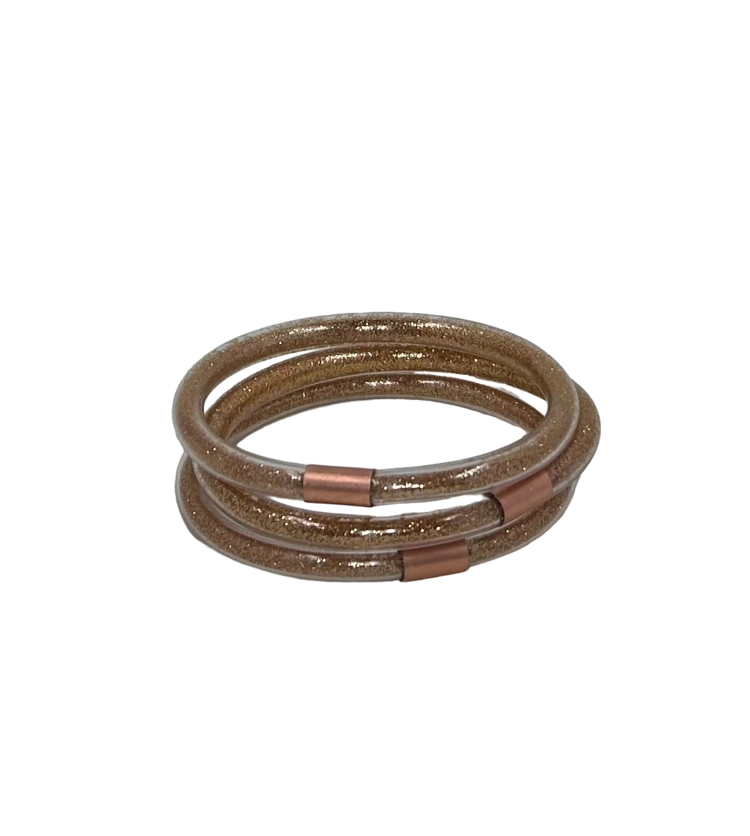 Shimmering Mini Inclusion Bangle Gold