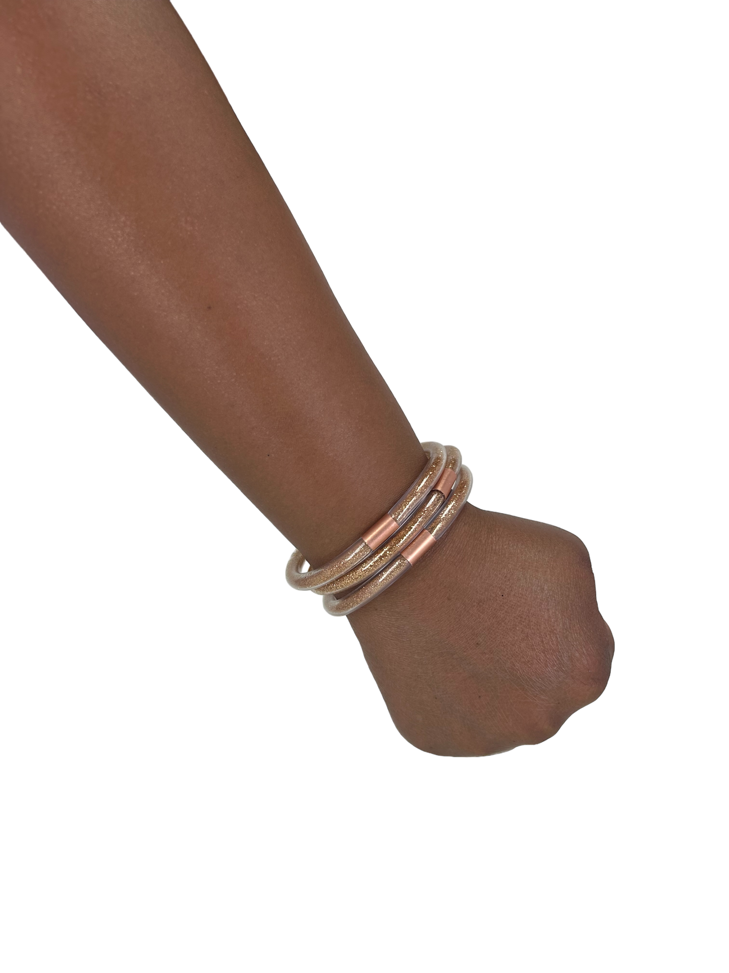 Shimmering Mini Inclusion Bangle Gold