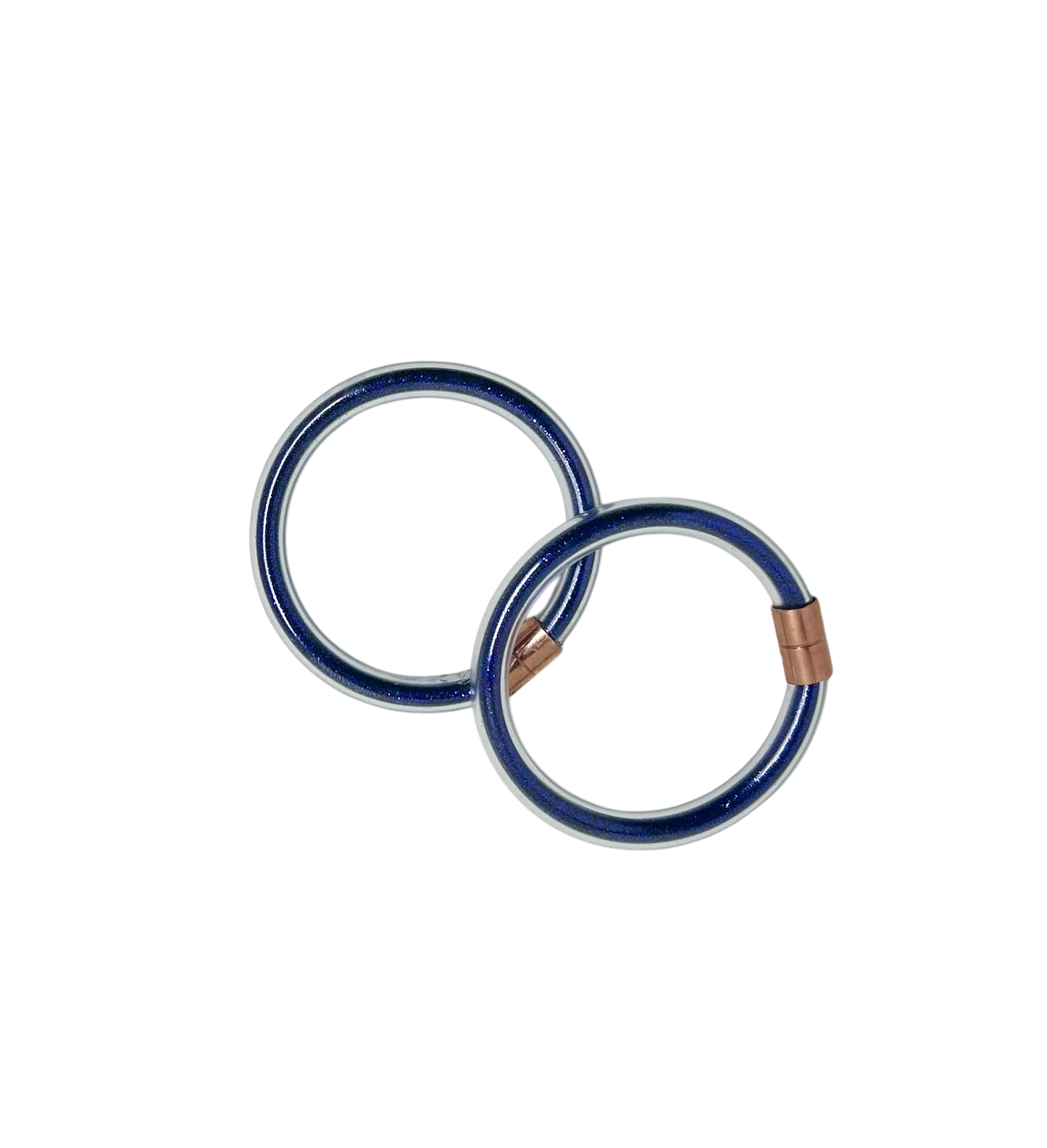 Shimmering Demi Inclusion Bangle Navy