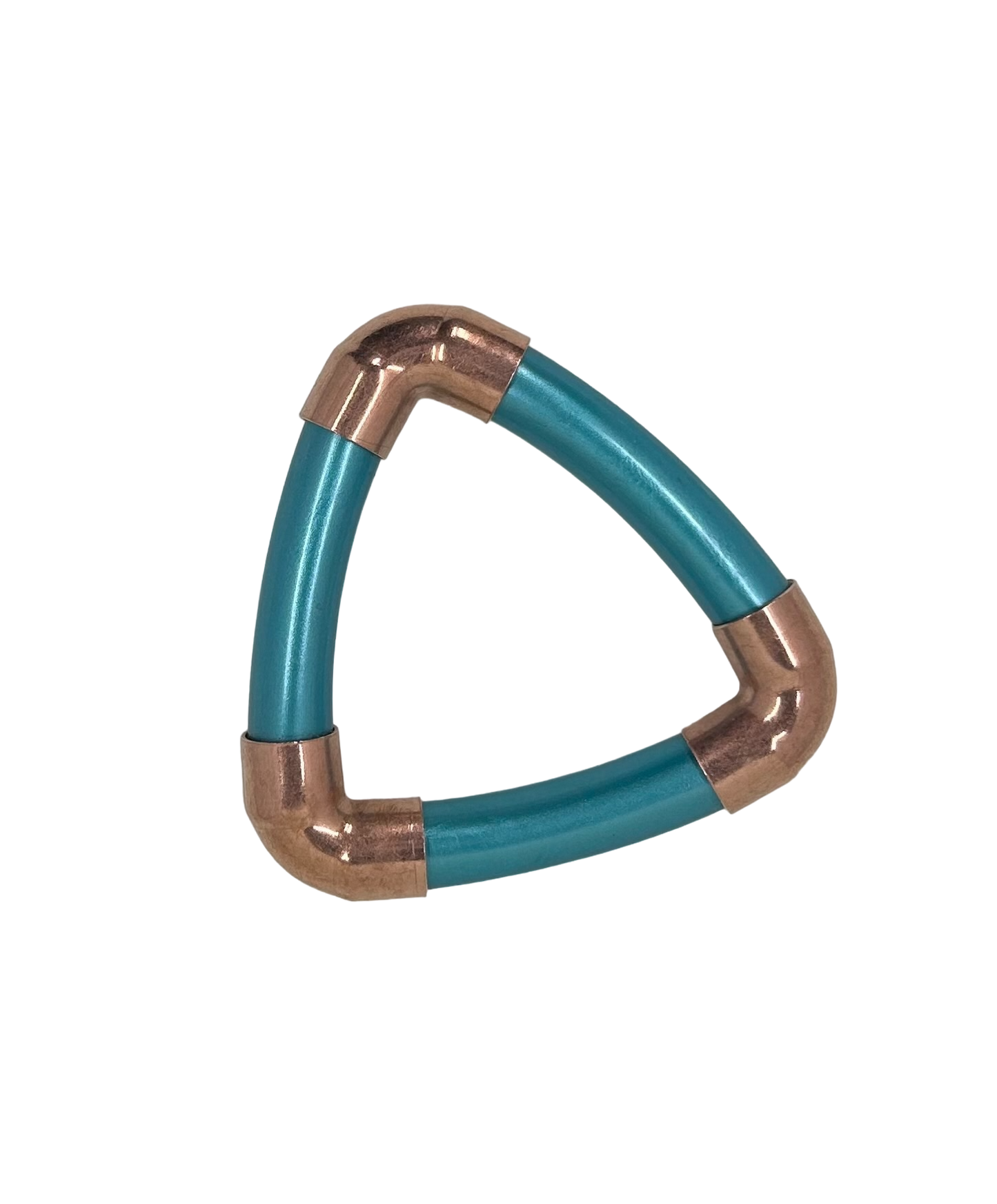 Inclusion Trinity Bangle in Teal