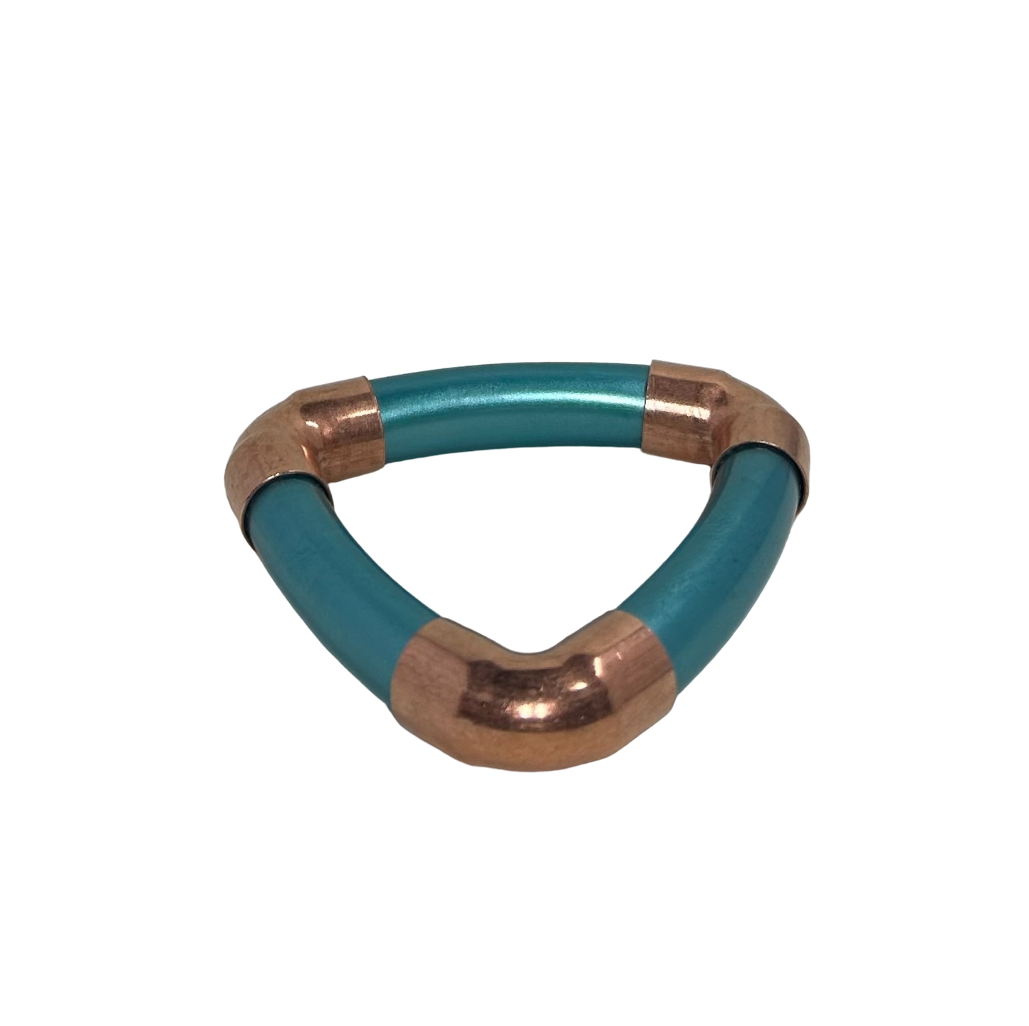 Inclusion Trinity Bangle in Teal