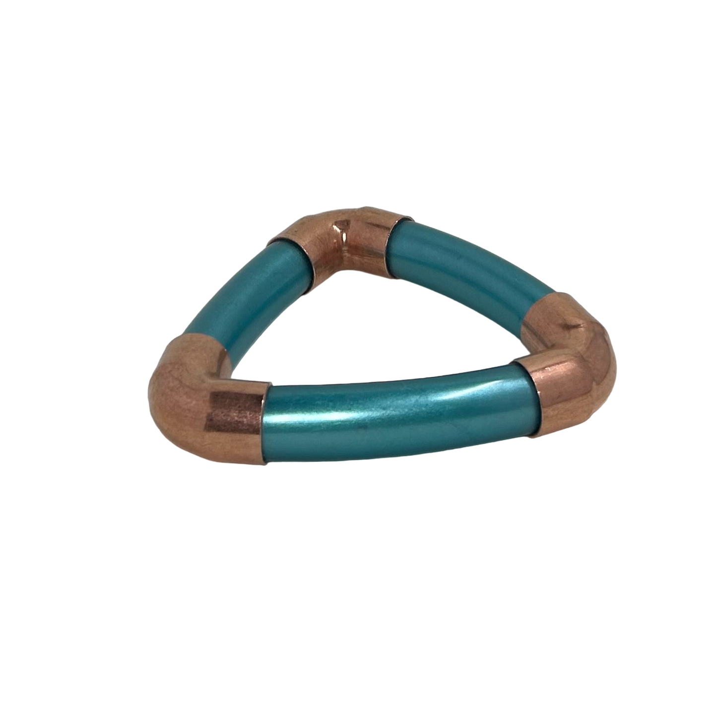 Inclusion Trinity Bangle in Teal