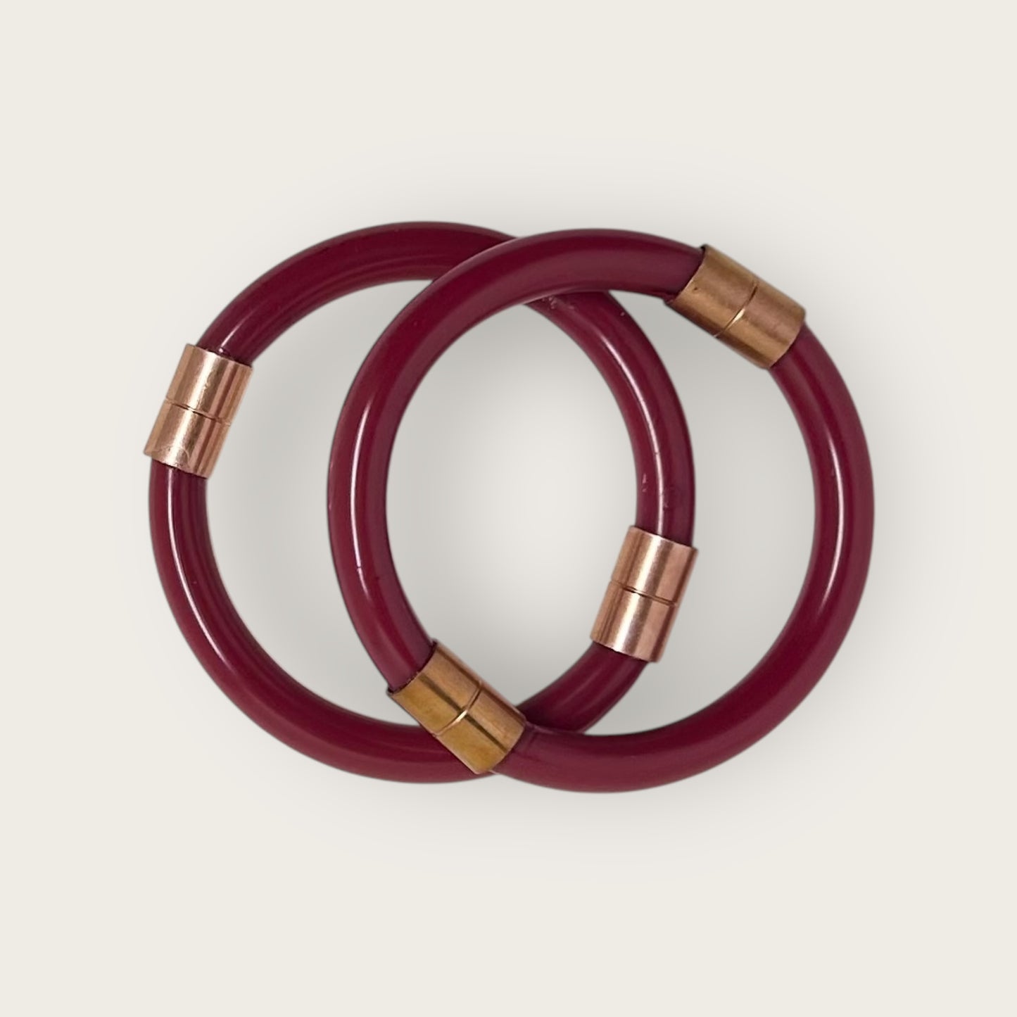 Inclusion Bangle Demi Burgundy