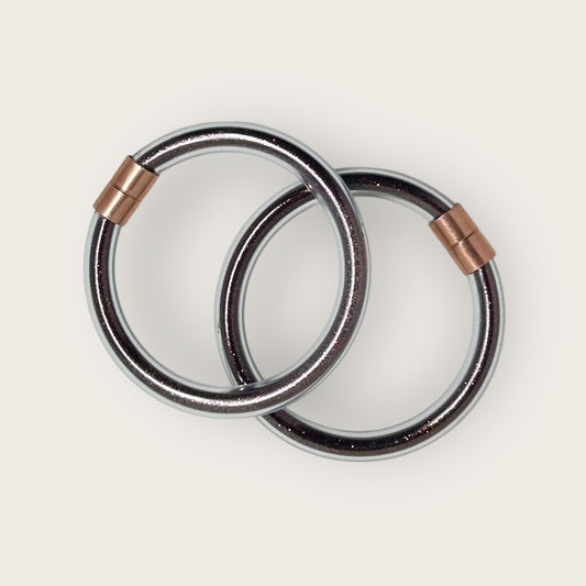 Shimmering Demi Inclusion Bangle Brown